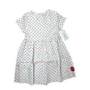 Smiling Button NWT American Dot Sunday Dress. Size 6